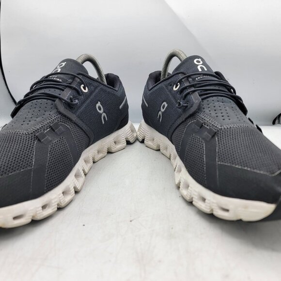 On Cloud 5 Womens Size 9.5 Black Athletic Shoes Running Walking Outdoors Casual - Picture 2 of 14